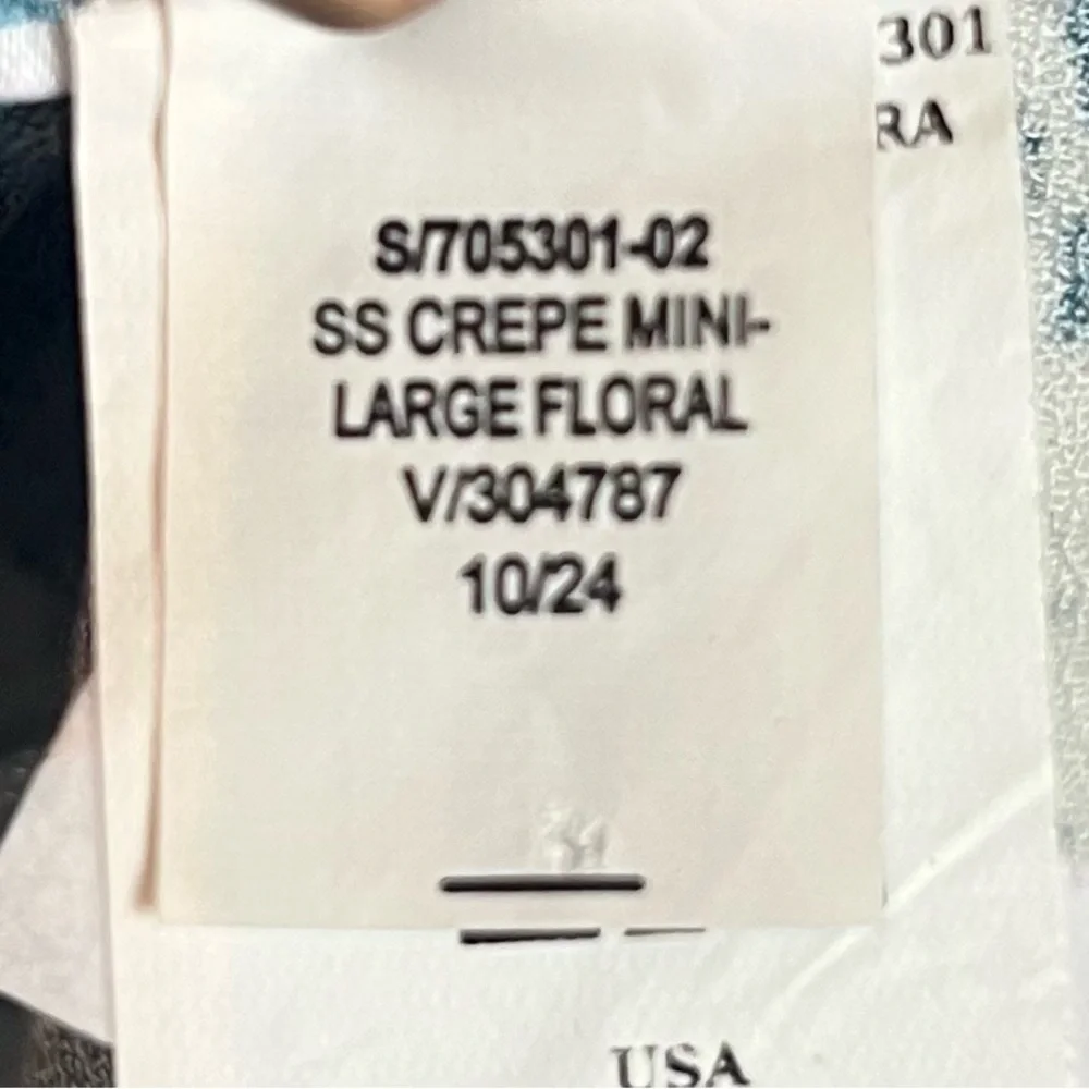 Old Navy Teal Floral Mini Dress - Picture 9 of 9